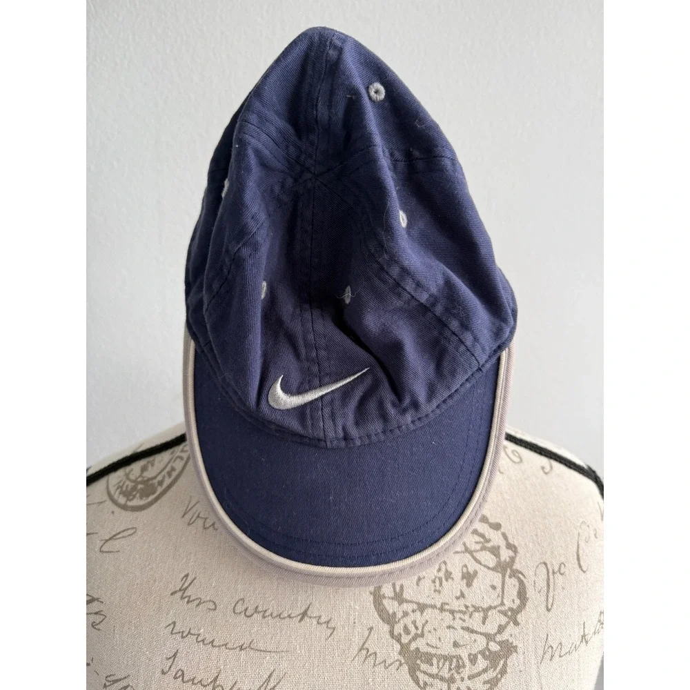 Nike Kids Navy Blue Baseball Cap Just Do It Swoosh Adjustable Size 4-7‎